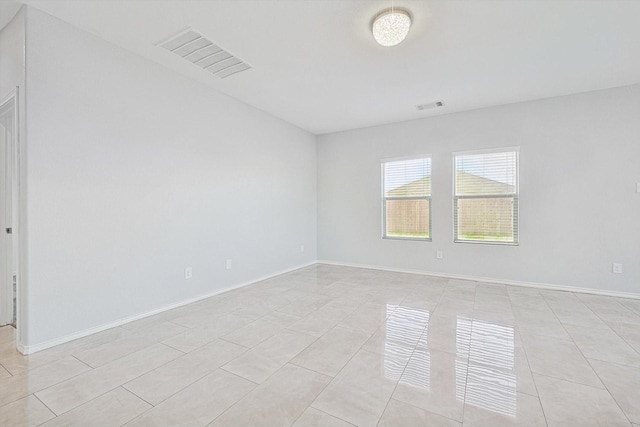 view of tiled empty room