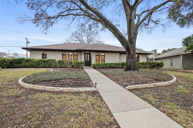 view of ranch-style home