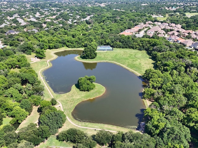 1306 Lexington Sq, Southlake, TX 76092 - aerial overview of property's location with a nearby body of water