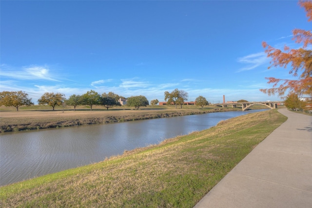 property view of water