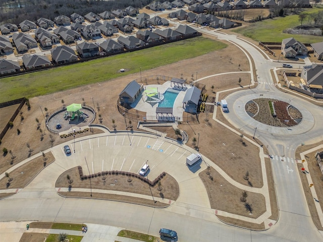 birds eye view of property featuring a residential view