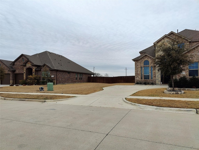 view of street featuring curbs and sidewalks