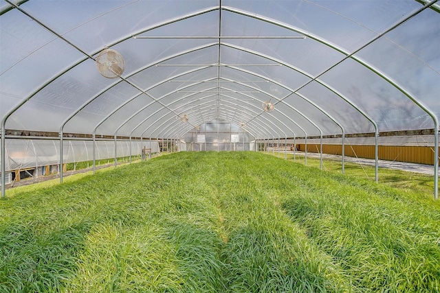 exterior space with an outdoor structure and an exterior structure