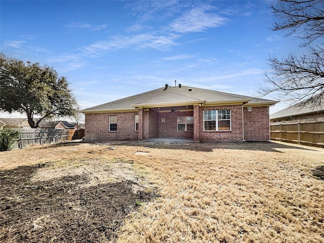 back of house featuring a patio