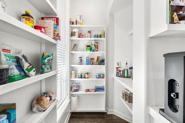 view of pantry