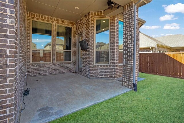 4024 Rosin St, Aubrey, TX 76227 - view of patio / terrace featuring fence