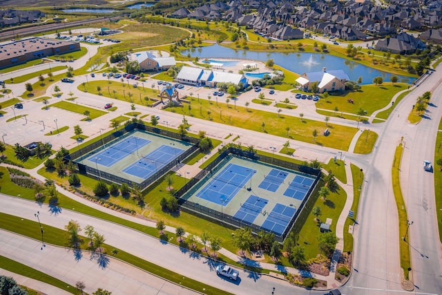 4424 Dashland Dr, Celina, TX 75009 - bird's eye view featuring a water view