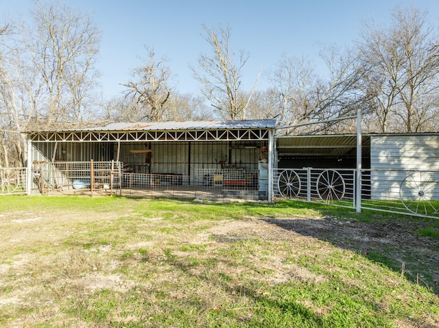 view of outdoor structure