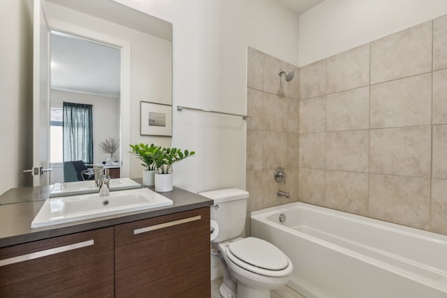 4112 Heatherton Dr, Celina, TX 75009 - full bath with vanity, toilet, and  shower combination