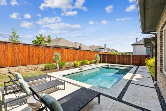 4112 Heatherton Dr, Celina, TX 75009 - view of swimming pool featuring a patio and a fenced backyard