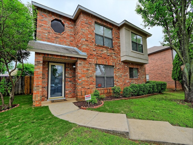 2160 Glenhaven Dr, Lewisville, TX 75067 - view of front facade featuring brick siding