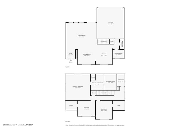 2160 Glenhaven Dr, Lewisville, TX 75067 - view of room layout