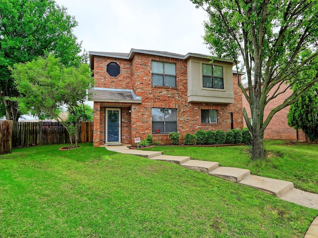 2160 Glenhaven Dr, Lewisville, TX 75067 - view of front facade with brick siding