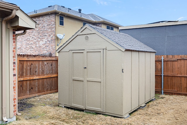 view of outdoor structure