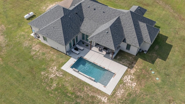 drone / aerial view
