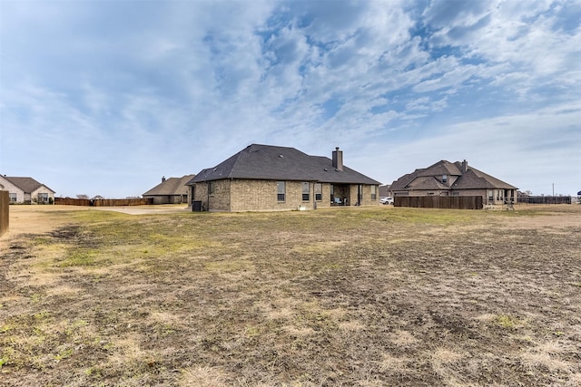 view of rear view of property