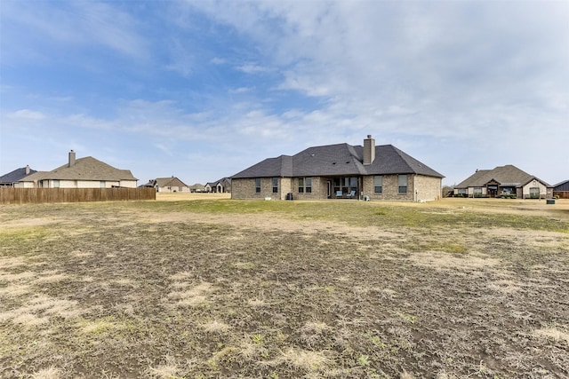 view of rear view of property