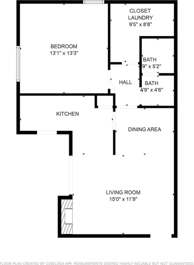 4331 Dickason Ave Unit 106, Dallas, TX 75219 - floor plan / room layout