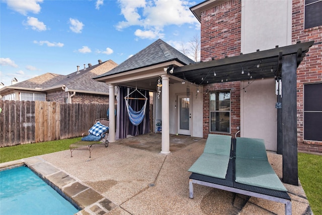 exterior space featuring a patio