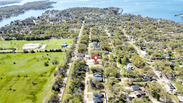 6130 Inca Dr, Mabank, TX 75156 - bird's eye view with a water view