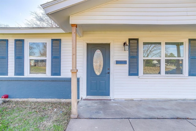 view of entrance to property