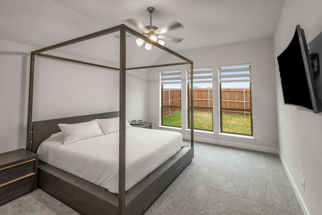5716 Turner May Dr, Fort Worth, TX 76126 - carpeted bedroom featuring ceiling fan and baseboards