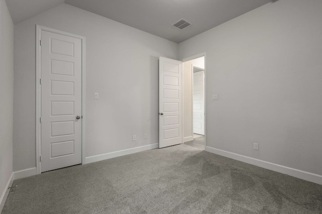 5716 Turner May Dr, Fort Worth, TX 76126 - unfurnished bedroom featuring carpet floors, baseboards, and lofted ceiling