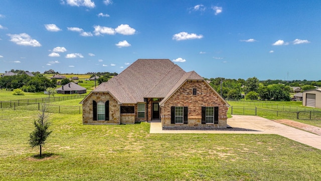 157 Churchill Cir, Weatherford, TX 76085 - view of front of house featuring a shingled roof and brick siding