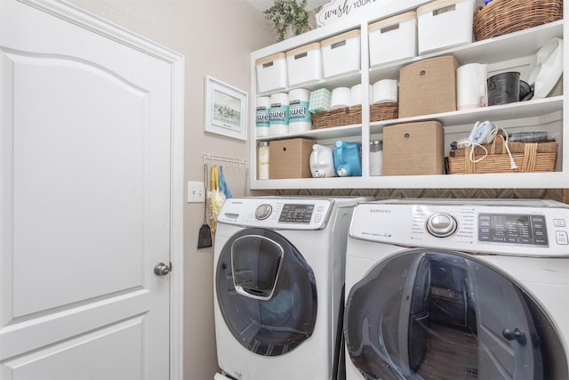 2745 Sunlight Dr, Little Elm, TX 75068 - washroom featuring washer and dryer
