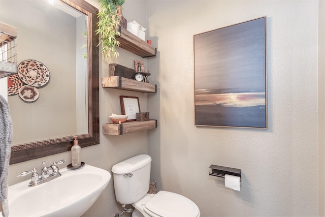 2745 Sunlight Dr, Little Elm, TX 75068 - bathroom with sink and toilet