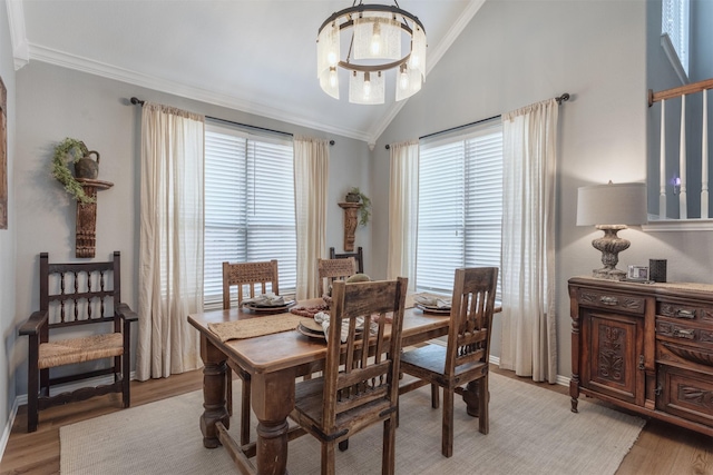 2745 Sunlight Dr, Little Elm, TX 75068 - dining area featuring ornamental molding, light hardwood / wood-style floors, and a wealth of natural light