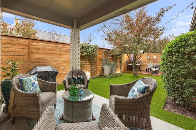 view of patio