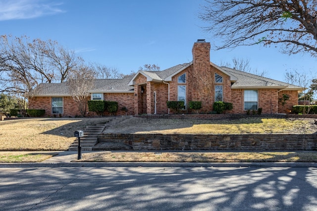 view of ranch-style home