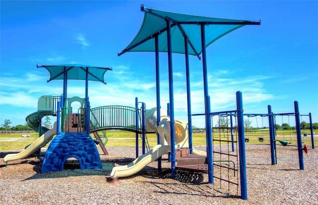 view of jungle gym