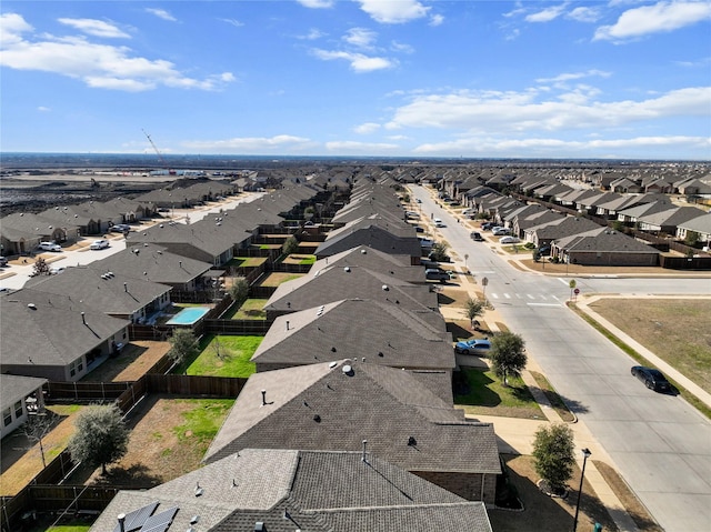 drone / aerial view featuring a residential view