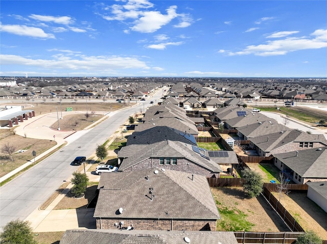 birds eye view of property featuring a residential view