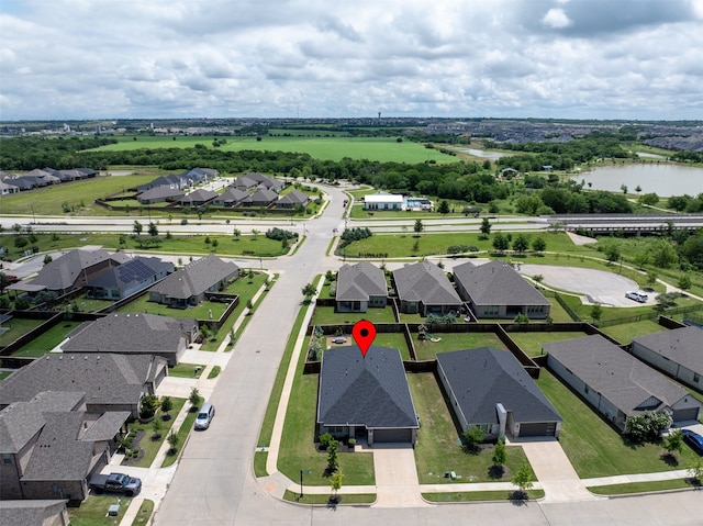 3002 Northshore Dr, Celina, TX 75009 - aerial perspective of suburban area featuring a nearby body of water