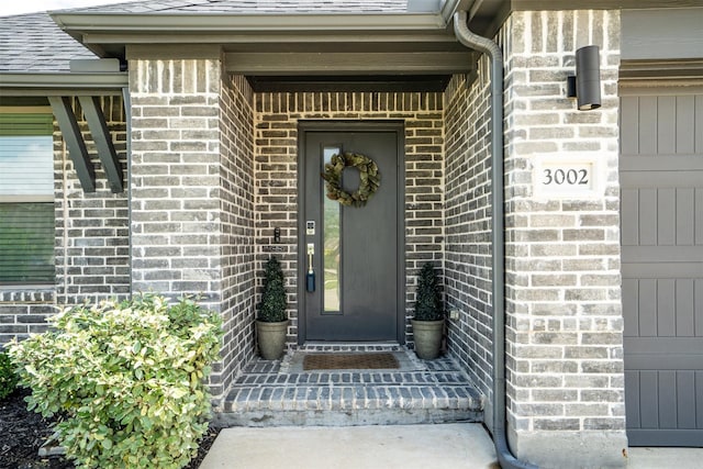 3002 Northshore Dr, Celina, TX 75009 - property entrance with brick siding and a shingled roof