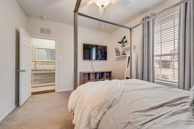 124 Feverbush Dr, Fate, TX 75189 - carpeted bedroom featuring baseboards and a ceiling fan