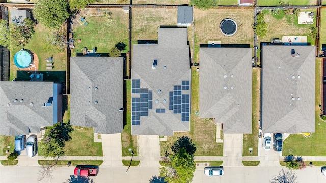 birds eye view of property featuring a residential view