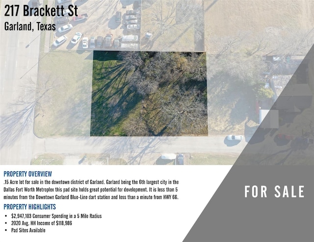 213 N Brackett St, Garland TX, 75040 land for sale