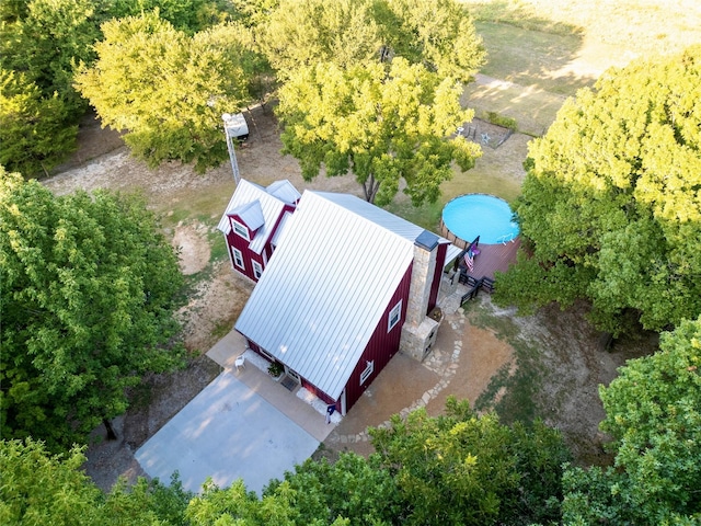 drone / aerial view
