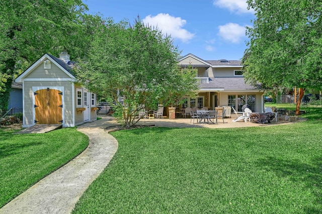 exterior space with a patio area