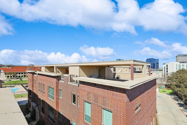 view of property featuring a city view