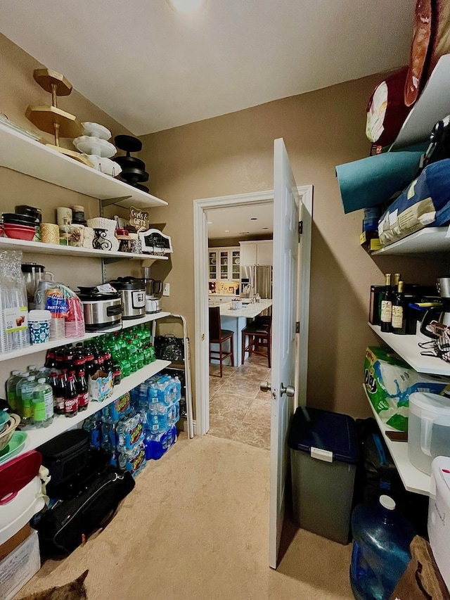 view of storage