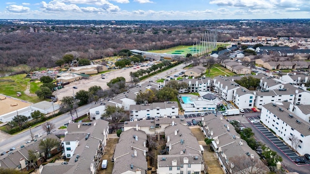 birds eye view of property featuring a residential view