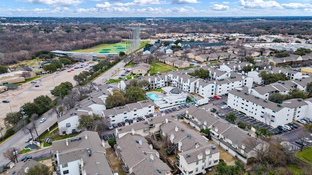 aerial view featuring a residential view