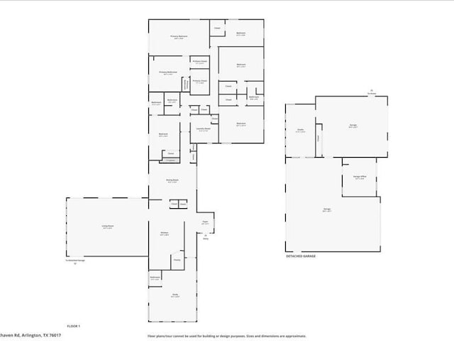 5114 Westhaven Rd, Arlington, TX 76017 - room layout