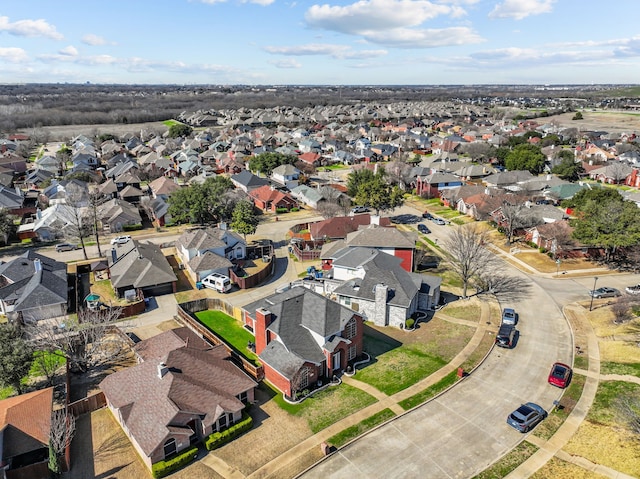 birds eye view of property featuring a residential view