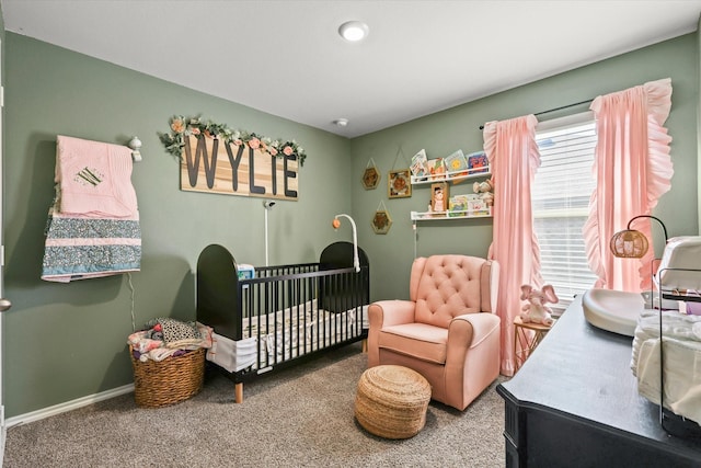 1209 Willowbend Way, Josephine, TX 75189 - carpeted bedroom featuring a crib and baseboards